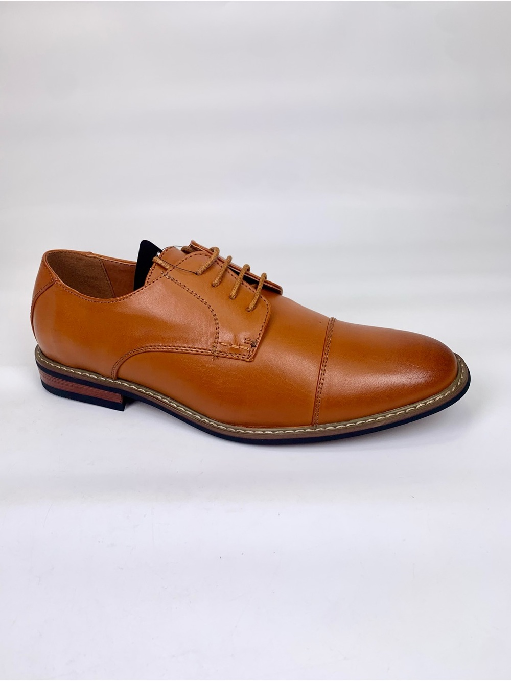 NEW! Jousen Milan MY603 Brown Dress Oxford Lace Up Cap Toe Shoes Men's Size 10.0